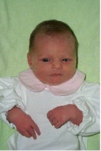 2004_03 Cate baby picture w green blanket